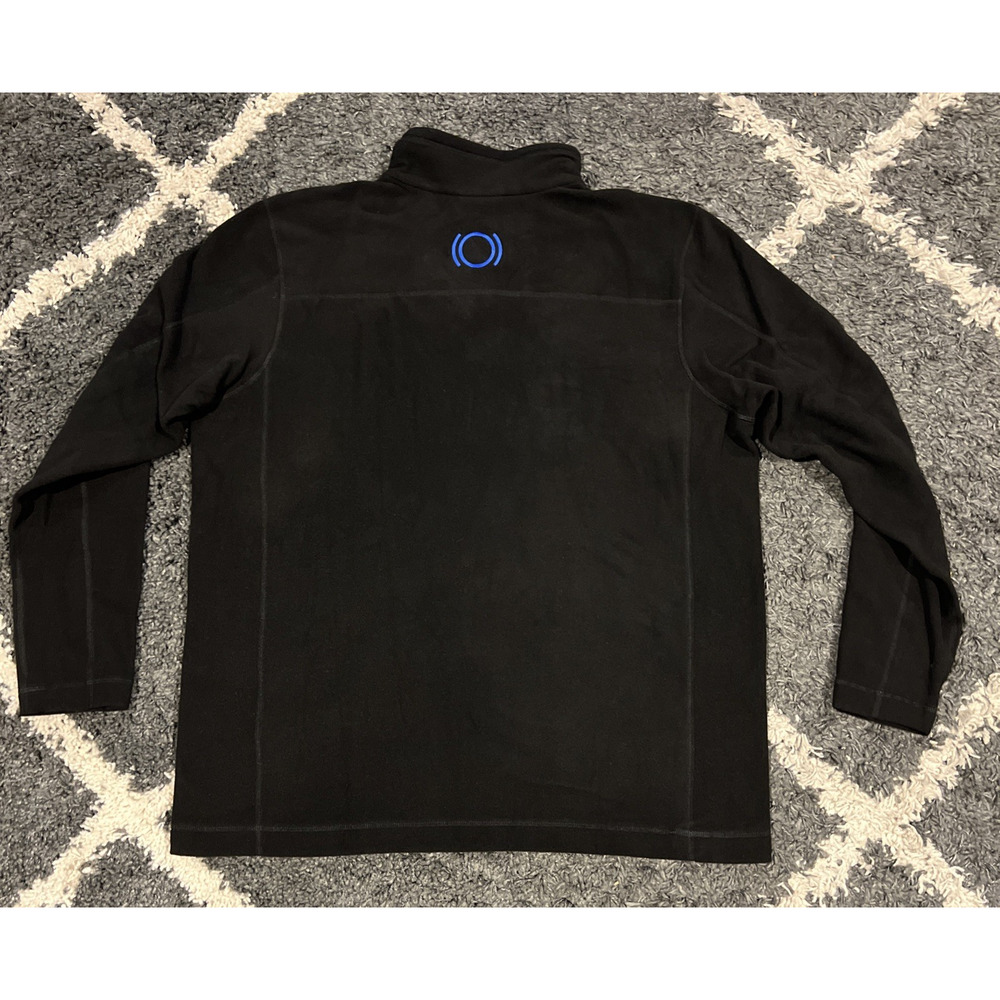 Patagonia Pullover Mens XXL Black Micro D Fleece 1/4 Zip NWT Company Logo - Picture 10 of 13